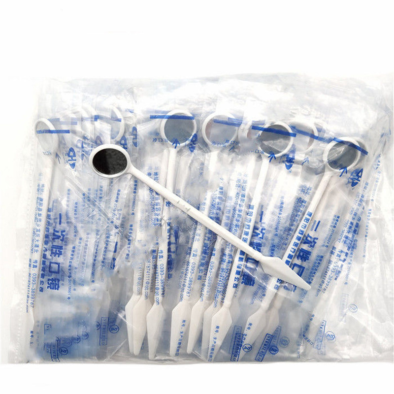 Teeth Whitening For Photos - Espejo de plástico desechable para odontología,