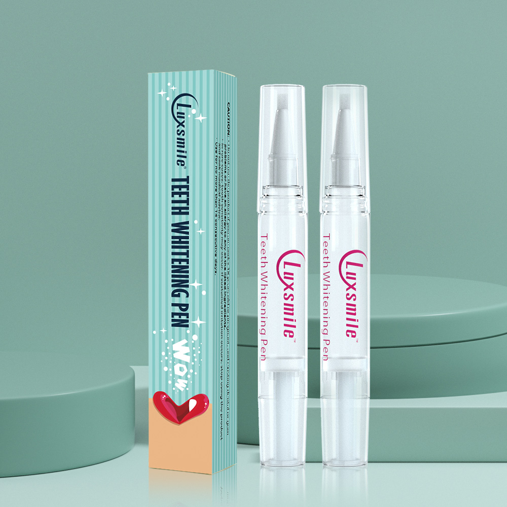 Teeth Whitening With Peroxide - Bolígrafo Dental blanco con Etiqueta Privada,