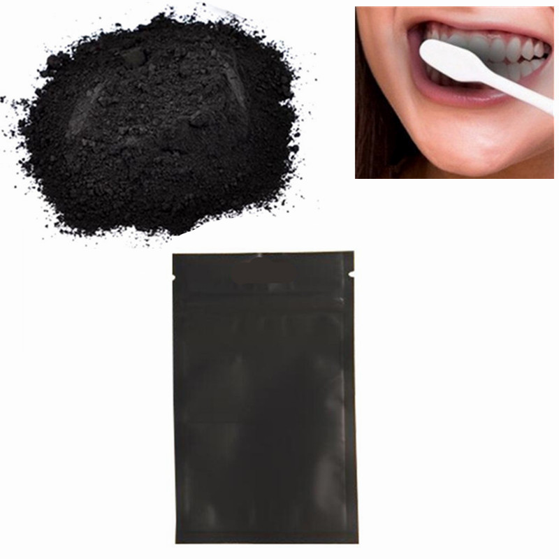 Teeth Whitening Charcoal Powder - Dientes de carbón de bambú para