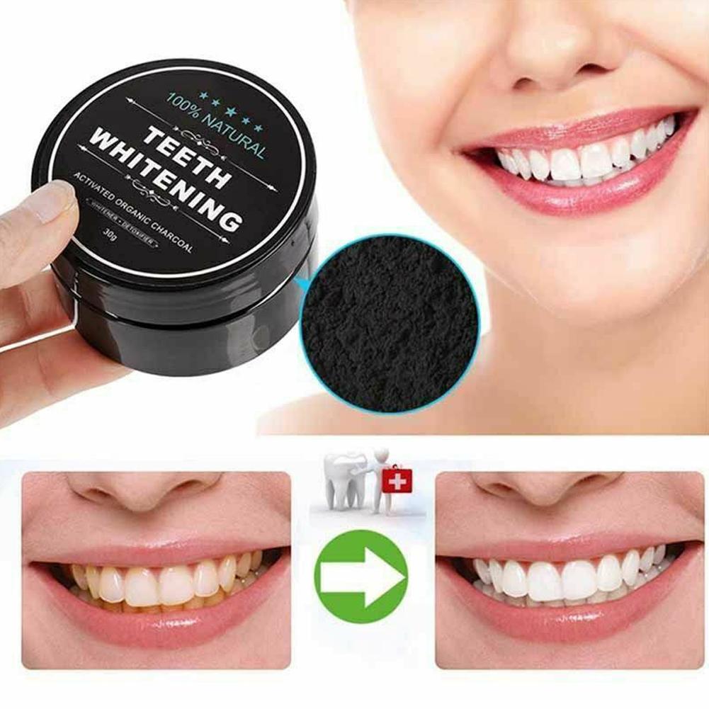 Teeth Whitening Charcoal Powder - Polvo de Carbón Activado Orgánico para