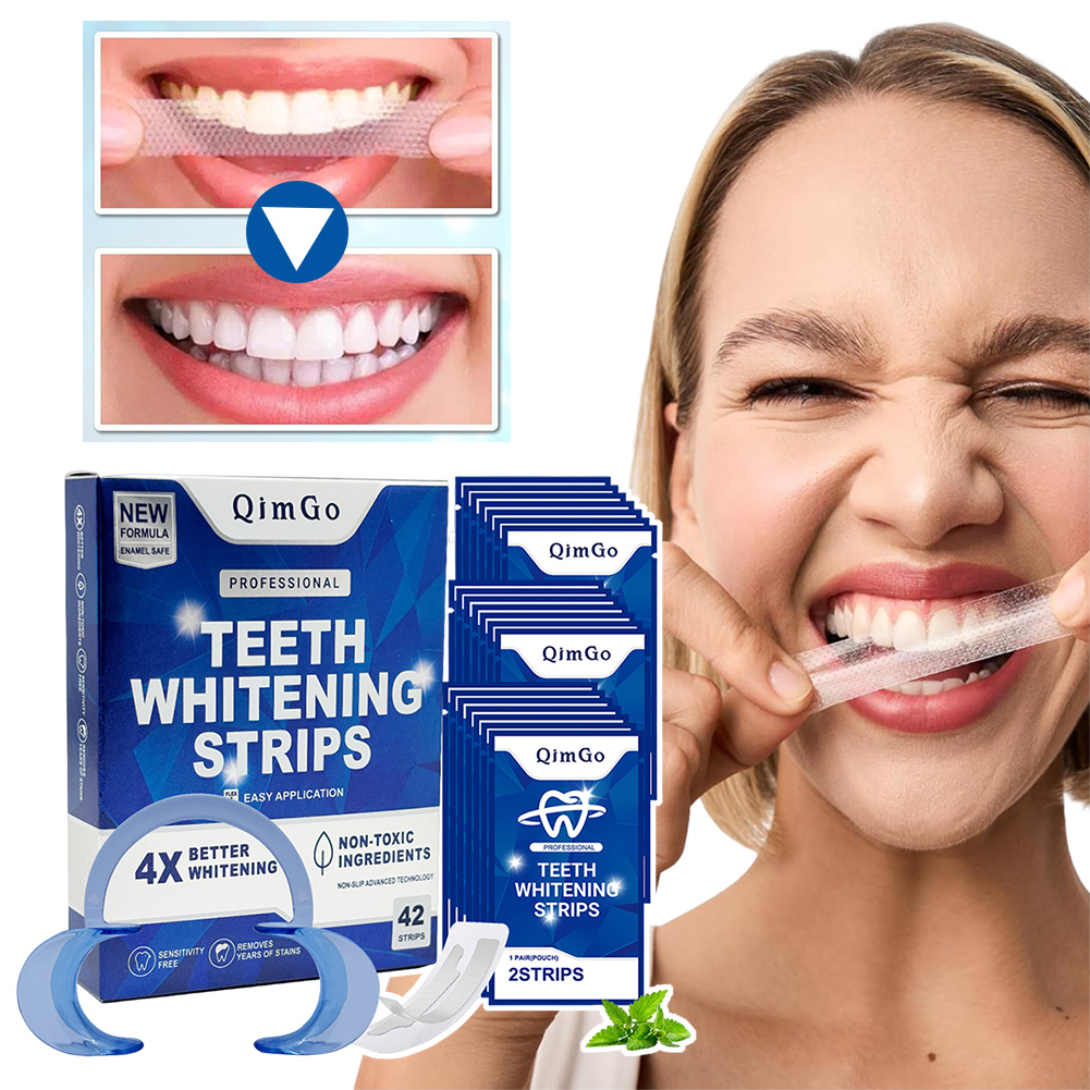 Teeth Whitening Strips Crest - Tiras blanqueadoras de dientes profesionales, parche