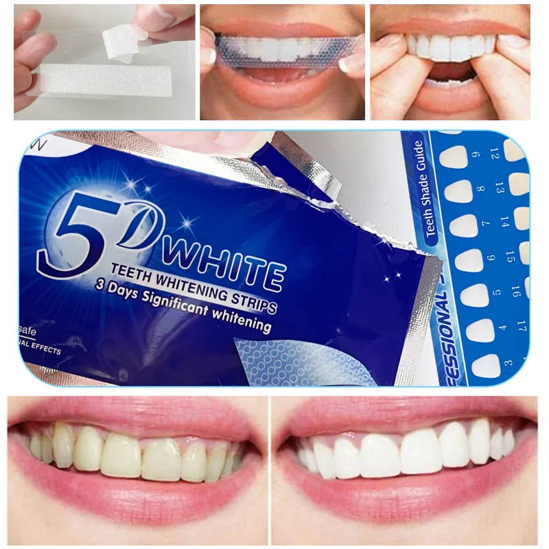 Teeth Whitening Gels - 1-12 Piezas de Tiras Blanqueadoras de