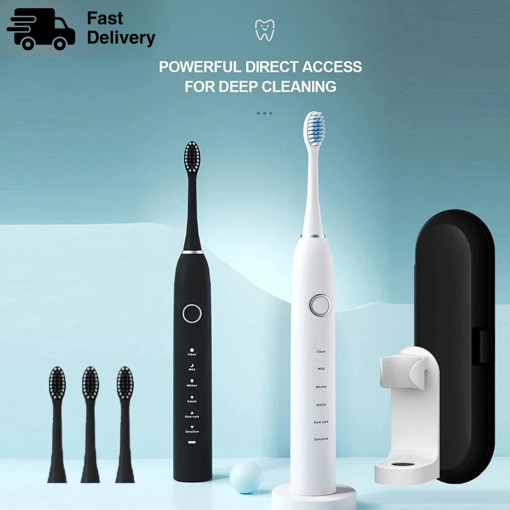 Teeth Whitening Toothbrush - Cepillo de dientes eléctrico sónico KLXKLX