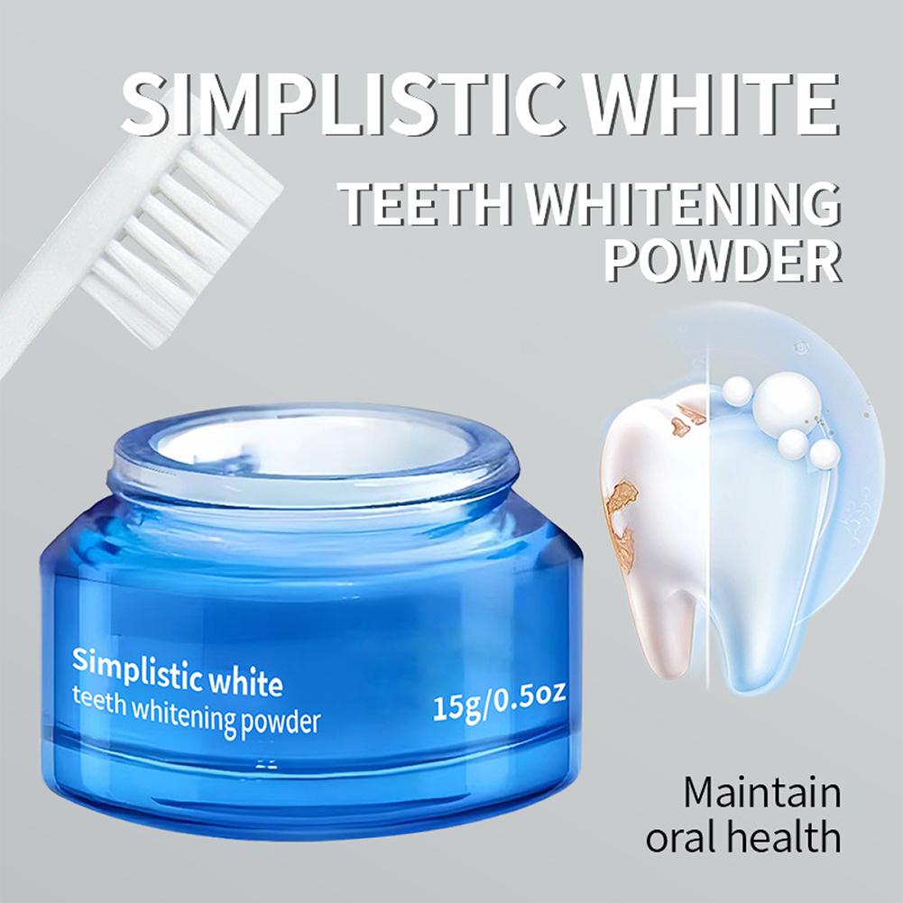 Polvo Blanqueador Dental Simpl - Teeth Whitening Clinic reseña y precio