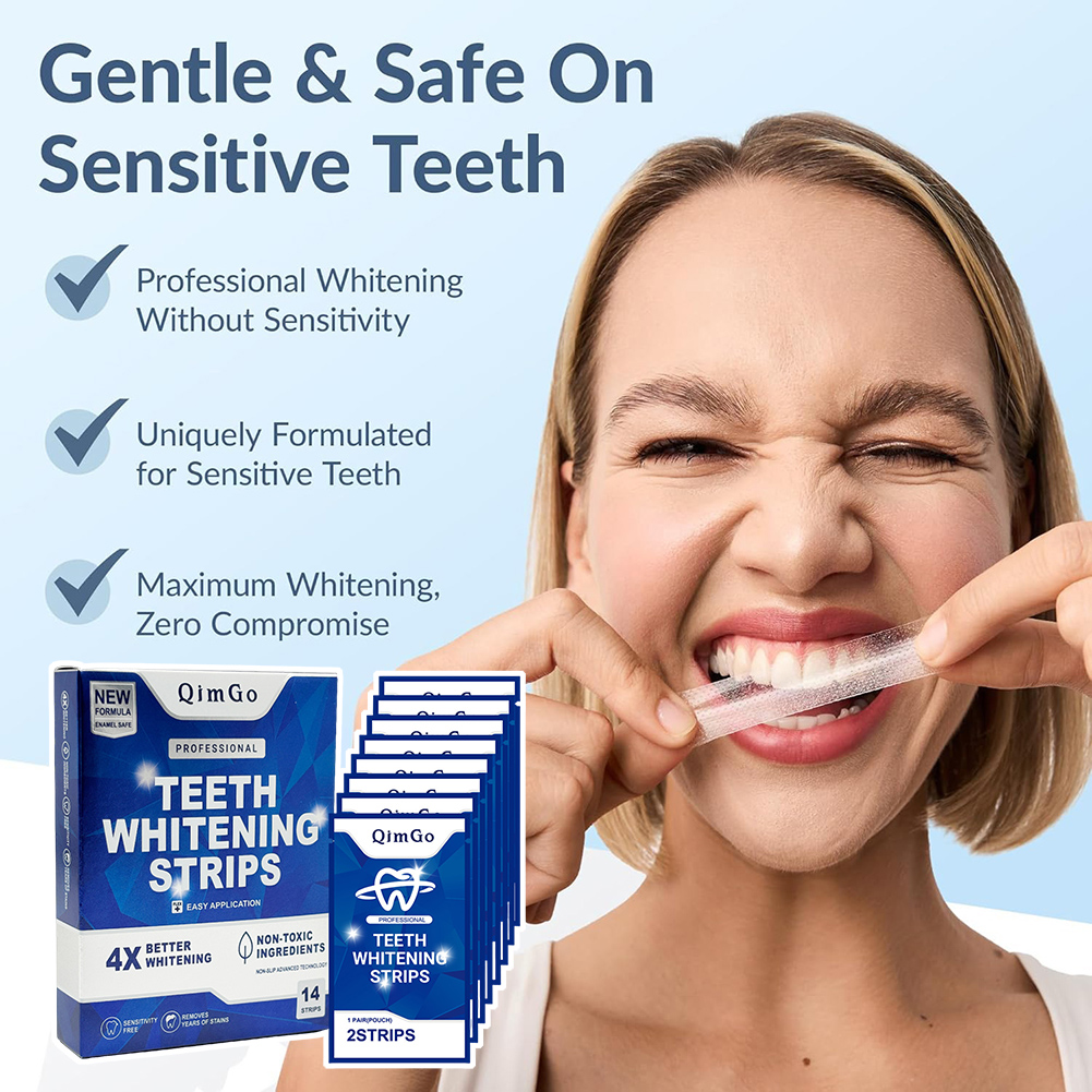 Tiras blanqueadoras de dientes - Teeth Whitening Strips Crest reseña y precio