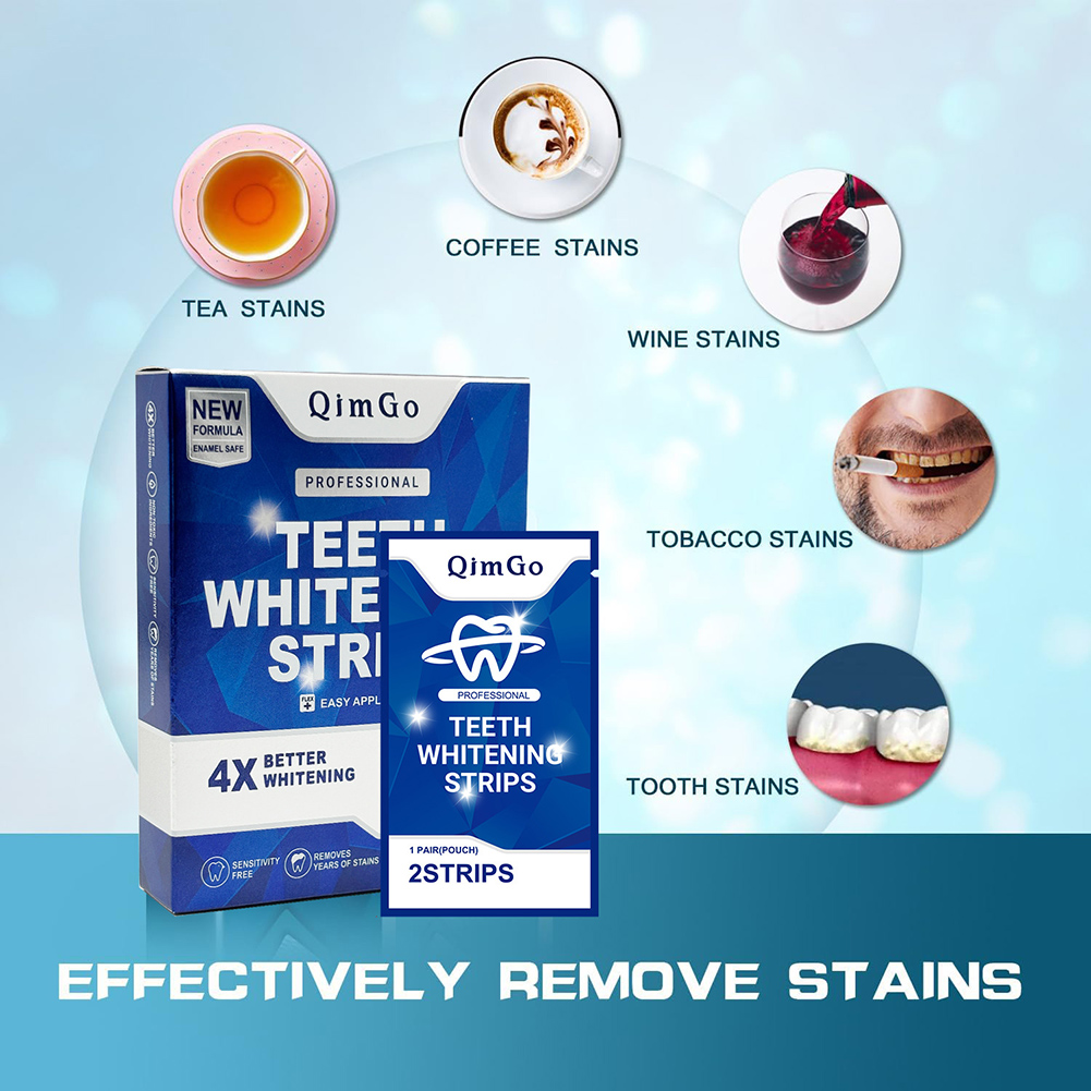 Tiras blanqueadoras de dientes - Teeth Whitening Strips Crest reseña y precio