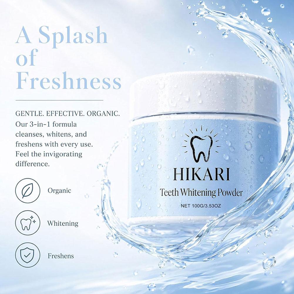 Polvo Limpiador Dental HIKARI  - Teeth Whitening With Peroxide reseña y precio