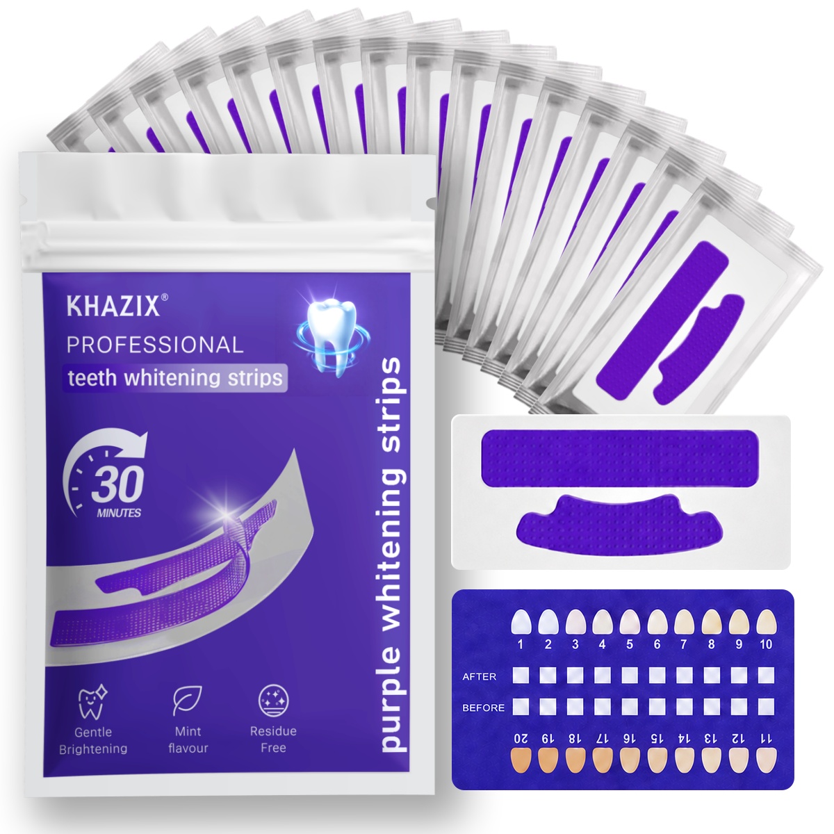 7 Tiras Blanqueadoras de Dient - Teeth Whitening Strips Crest reseña y precio