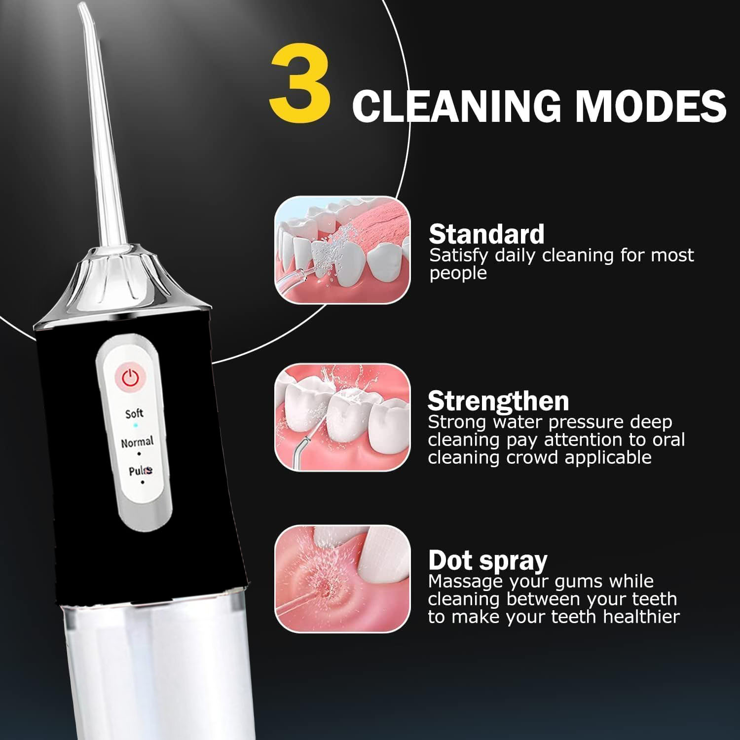 Irrigadores Dentales Portátile - Water Flosser Cordless reseña y precio