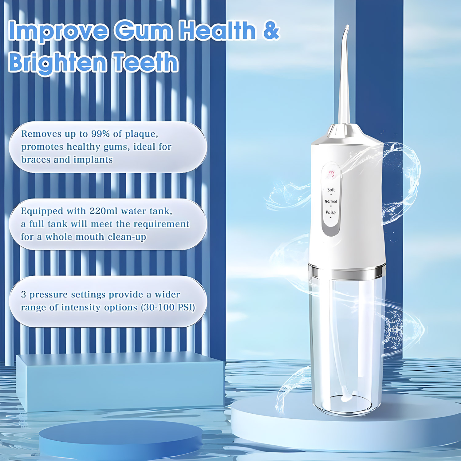 Irrigador Bucal Portátil Recar - Water Flosser Cordless reseña y precio