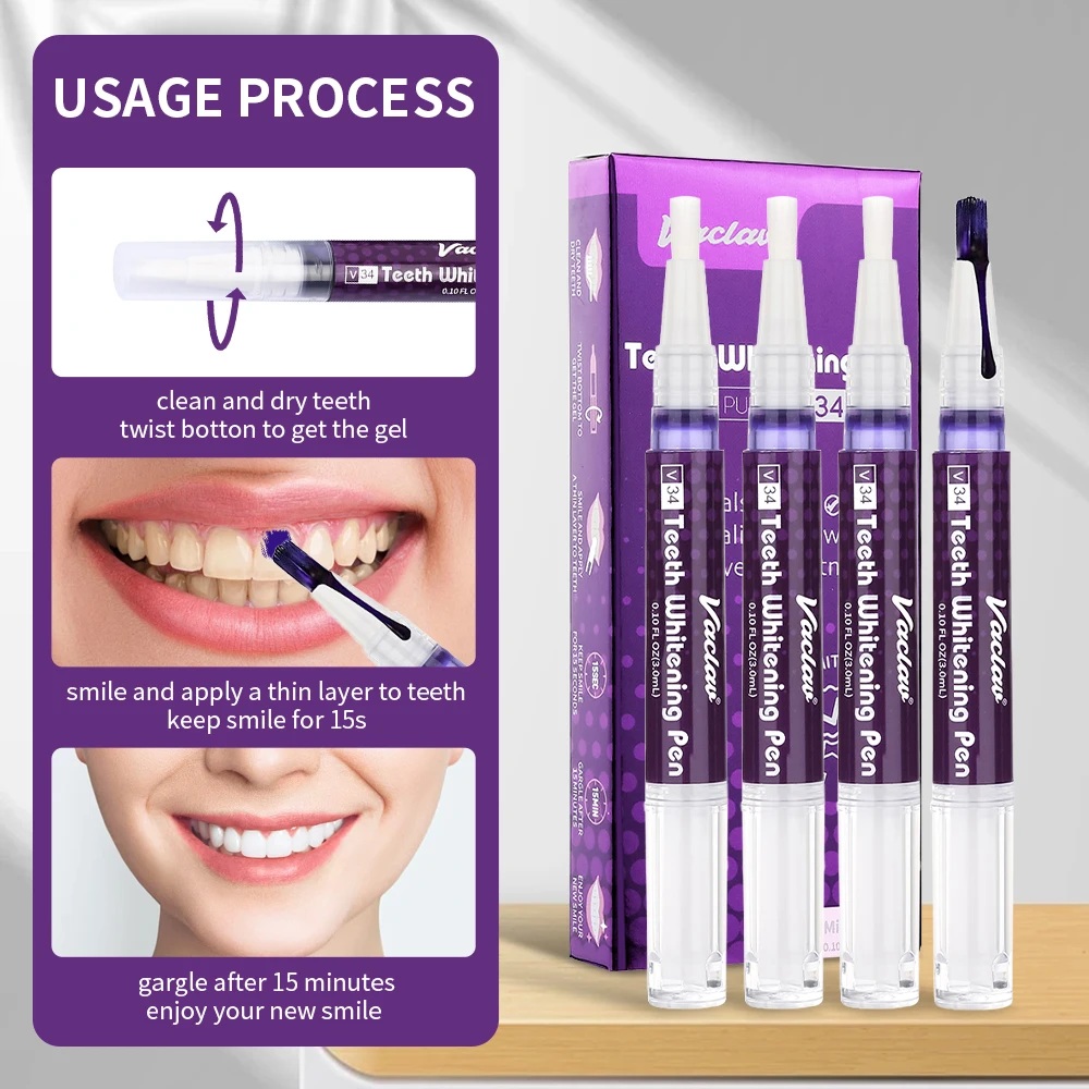 Vaclav V34 Bolígrafo de gel bl - Teeth Whitening Before And After reseña y precio